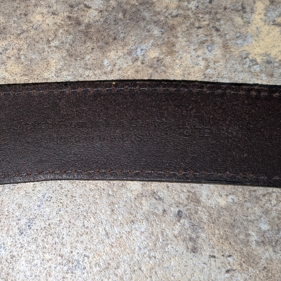 Carhartt Vintage Leather Belt Mens 38 - Picture 6 of 7